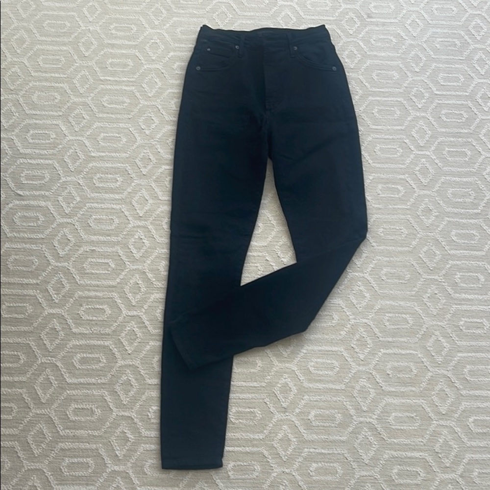 Citizens of Humanity high rise Chrissy blk SZ 26